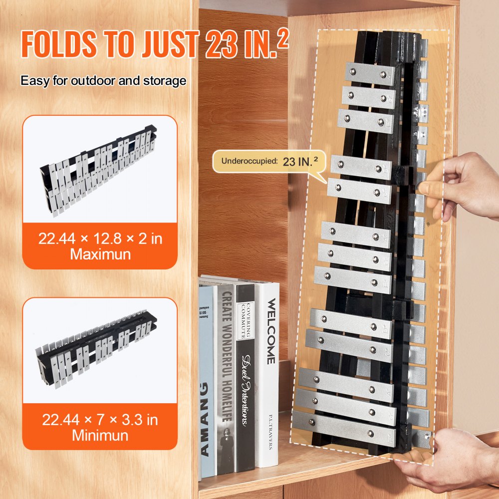 Vevor Glockenspiel 32-Note Bell Kit Percussion