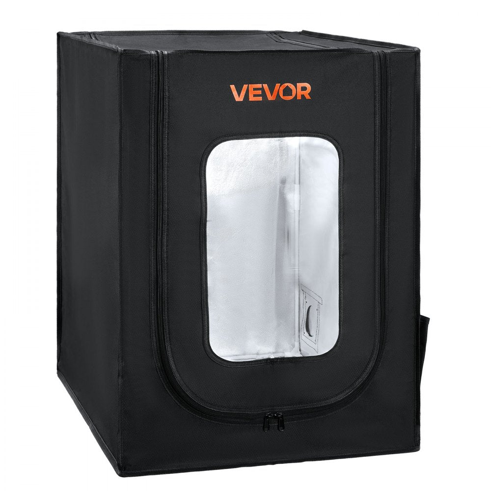 VEVOR 3D Printer Enclosure, Dustproof Waterproof Oxford Cloth 3D Printer Tent, Constant Temperature Protective Case with LED Lighting, Compatible with Creality/ELEGOO/Anycubic Multiple Popular Models