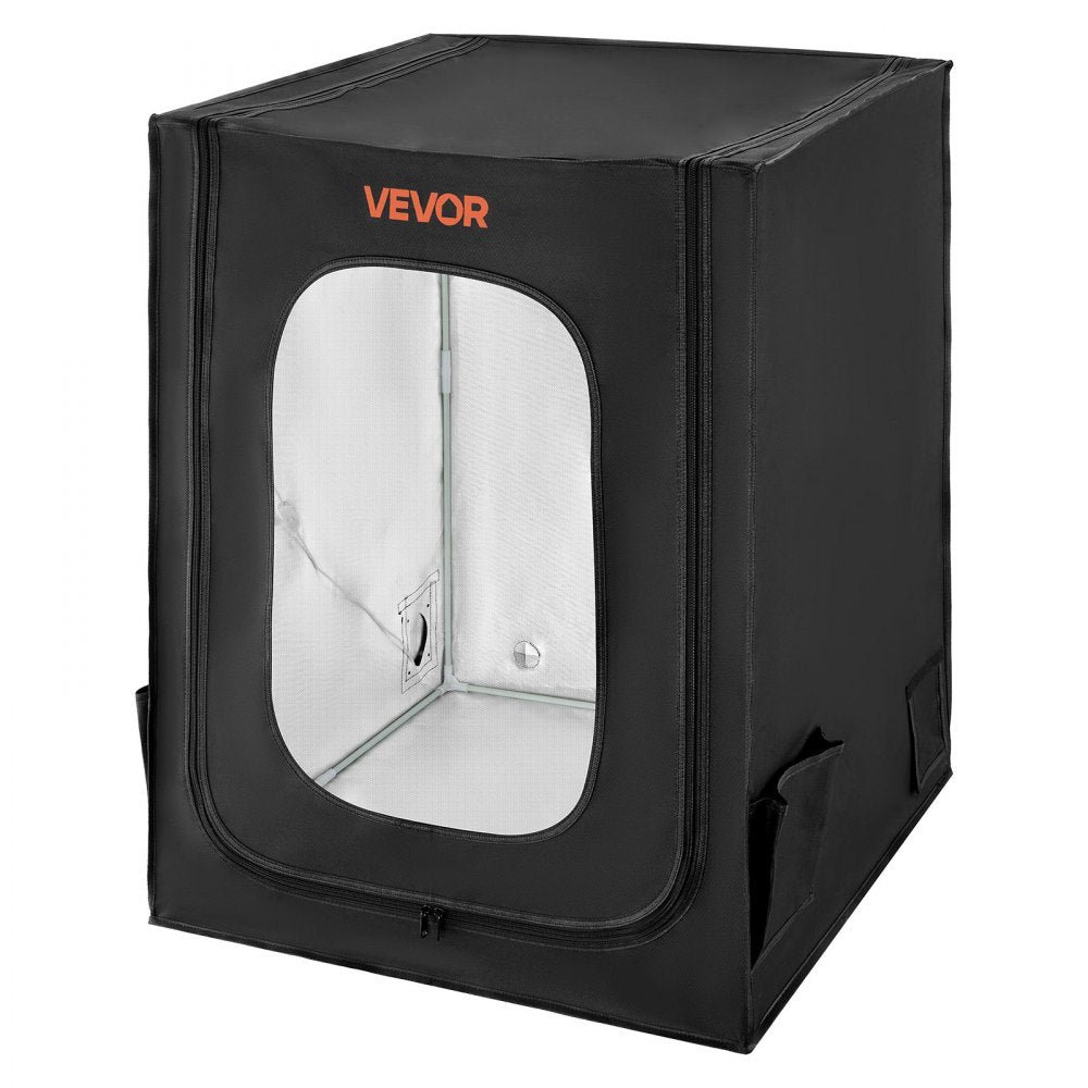 VEVOR 3D Printer Enclosure, Dustproof Waterproof Large Oxford Cloth 3D Printer Tent, Constant Temperature Protective Case with LED Lighting, Compatible with Creality/ELEGOO/Anycubic Popular Models