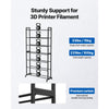 VEVOR 3D Printer Filament Storage Rack, 7 Tier Heavy Duty Storage Shelves for 3D Printing Filaments, Filament Spool Holders Racks for 3D Printing Studio, Home Studio, Office, Workshop (Shelf Only)
