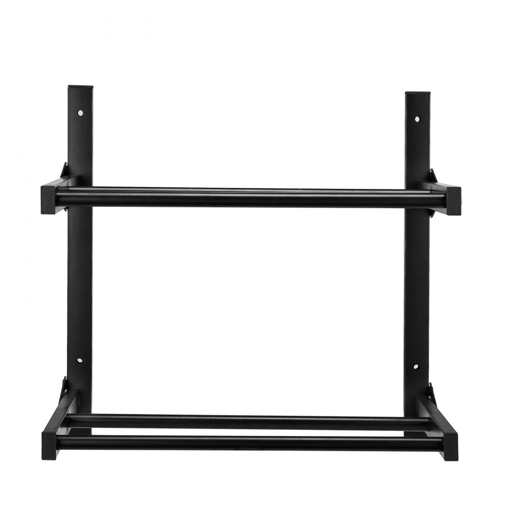 VEVOR Wall Mount Printer Filament Storage Rack, 2-Tier Wall Bracket Storage Shelf, Rolling Filament Spool Holders Racks with Wheels, Filaments Organzied for 3D Printing Studio, Workshop (Shelf Only)
