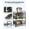 VEVOR 3D Printer Filament Storage Rack, 3 Tier Heavy Duty Storage Shelf, Rolling Filament Spool Holders Racks with Wheels, Filaments Organzied for 3D Printing Station, Office, Workshop (Shelf Only)