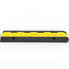 VEVOR 3 Pcs 2-Cable Rubber Electrical Wire Cover Cord Protector Ramp 11000 lbs