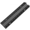 VEVOR 3 Pcs 2-Cable Rubber Electrical Wire Cover Cord Protector Ramp 11000 lbs