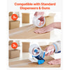 VEVOR Clear Packing Tape, 3 inches Core, 36 Rolls 1.88 Inches x 65 Yards Packing Tape, 2.7 Mil Thick, Heavy Duty Packaging Tape Designed for Moving, Storage and Packing, Shipping and Mailing, Office