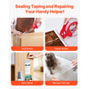 VEVOR Clear Packing Tape, 3 inches Core, 6 Rolls 1.88 Inches x 65 Yards Packing Tape with Dispenser, 2.7 Mil Heavy Duty Packaging Tape Designed for Moving, Storage and Packing, Shipping and Mailing