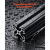 VEVOR 4PCS 23.6 in (600 mm) T Slot 4040 Aluminum Extrusion Profile, European Standard Anodized Linear Rail, High-Strength Extruded Aluminum Rail for 3D Printer, CNC Machine DIY, Laser Engraving, Black