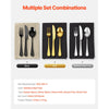VEVOR 30-Piece Silverware Set, Food-Grade Stainless Steel Flatware Utensils, Mirror Finished Cutlery Set, Dishwasher Safe Eating Tableware for Kitchen Home, Service for 6, Include Knife Fork Spoon