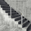VEVOR Handrails for Outdoor Steps, Fit 1 or 4 Steps Outdoor Stair Railing, White Wrought Iron Handrail, Flexible Front Porch Hand Rail, Transitional Handrails for Concrete Steps or Wooden Stairs