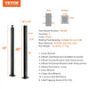 VEVOR 4-Pack Cable Railing Post, 42" x 2" x 2" Steel Horizontal Hole Deck Railing Post, 13 Pre-Drilled Holes, SUS304 Stainless Steel Cable Rail Post with Horizontal and Curved 4JZLGZ106755EAEN9V0