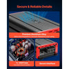 VEVOR 4 Channel Car Audio Amplifier 2 Ohm Stable Bridgeable Class D Full Range Amp Max Power 4 x 120W @ 4 Ohm / 4 x 200W @ 2 Ohm for Car SUV Truck Off-Road