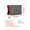 VEVOR 4 Channel Car Audio Amplifier 2 Ohm Stable Bridgeable Class D Full Range Amp Max Power 4 x 120W @ 4 Ohm / 4 x 200W @ 2 Ohm for Car SUV Truck Off-Road