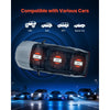 VEVOR 4 Channel Car Audio Amplifier 2 Ohm Stable Bridgeable Class D Full Range Amp Max Power 4 x 500W @ 4 Ohm / 4 x 1000W @ 2 Ohm for Car SUV Truck Off-Road