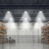 VEVOR 10 Pack LED High Bay Lights 5000K 150W 21000LM Super Bright UFO Light, Warehouse Shop Use, IP65 Waterproof, 100-277V Wide Voltage, Aluminum Alloy, for Workshop Factory Gym Garage Barn, Black