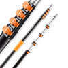VEVOR Telescopic Extension Pole, 4.66-19 FT Multi-Purpose Extendable Pole, Sturdy Aluminum Alloy Paint Pole Extension with Flip-Lock Design, High Reach Roller Stick for Painting, Dusting and Cleaning