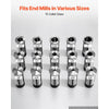 VEVOR 5C Collet Set 1/8"-1" 15 Piece Precision 5C Round Collet Chuck Set, for Milling Machine Drill Presses, 0.0008" TIR High Concentricity, Lathe Chuck Tool with Storage Case, Hardened & Ground
