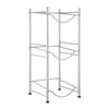 VEVOR 3 Tiers Water Jug Holder, 5 Gallon Water Bottle Holder, Single Row Water Bottle Rack for 3 Bottles, Heavy Duty Water Jug Rack for Kitchen, Office, Living Room, Silver
