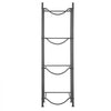 VEVOR 4 Tiers Water Jug Holder, 5 Gallon Water Bottle Holder, Single Row Water Bottle Rack for 4 Bottles, Heavy Duty Water Jug Rack for Kitchen, Office, Living Room, Black