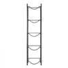 VEVOR 5 Tiers Water Jug Holder, 5 Gallon Water Bottle Holder, Single Row Water Bottle Rack for 5 Bottles, Heavy Duty Water Jug Rack for Kitchen, Office, Living Room, Black