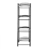 VEVOR 4 Tiers Water Jug Holder, 5 Gallon Water Bottle Holder, Double Row Water Bottle Rack for 8 Bottles, Heavy Duty Water Jug Rack for Kitchen, Office, Living Room, Black
