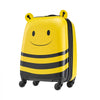 VEVOR Kids Luggage Set, 5 Piece, 18 Inch Hardside Rolling Wheels Suitcase with Backpack & U-shape Pillow, Bee Kids Carry on Luggage Set, Holiday Birthday Gift for Girls Boys, Airline Approved