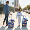 VEVOR Kids Luggage Set, 5 Piece, 18 Inch Hardside Rolling Wheels Suitcase with Backpack & U-shape Pillow, Truck Kids Carry on Luggage Set, Holiday Birthday Gift for Girls Boys, Airline Approved