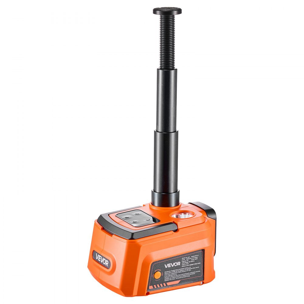 VEVOR 5T Cordless Electric Car Jack with Remote Control & 3600mAh Battery, 12V Hydraulic Car Floor Jack, 6.1-17.7 in Lift Height, Portable Tire Change Tool with LED Light for SUV Sedan Pickup MPV