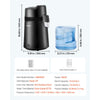 VEVOR Water Distiller, 6L 1.6 Gallon Larger Pure Water Purifier Filter For Home Table Countertop, 900W Plastic Distilled Maker, Stainless Steel Interior Drinking Machine to Make Clean Waters, Black