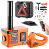 VEVOR 6 Ton Electric Hydraulic Car Jack with Air Wrench & Remote Control, 12V Car Lift Floor Jack with LED Light, 6.5‑18.1 in Lift Height, All-Terrain Portable Tire Change Tool for SUV Sedan Pickup
