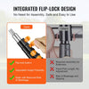 VEVOR Telescoping Pole, 7 to 30 FT Pole, Extension Multi-Purpose Pole, Sturdy Aluminum Alloy Paint Extendable Pole with Flip-Lock Design, Telescopic Pole for Painting, Dusting and Cleaning