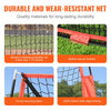VEVOR 7x7 ft Baseball Softball Practice Net, Portable Baseball Training Net for Hitting Batting Catching Pitching, Backstop Baseball Equipment Training Aids with Carry Bag and Strike Zone