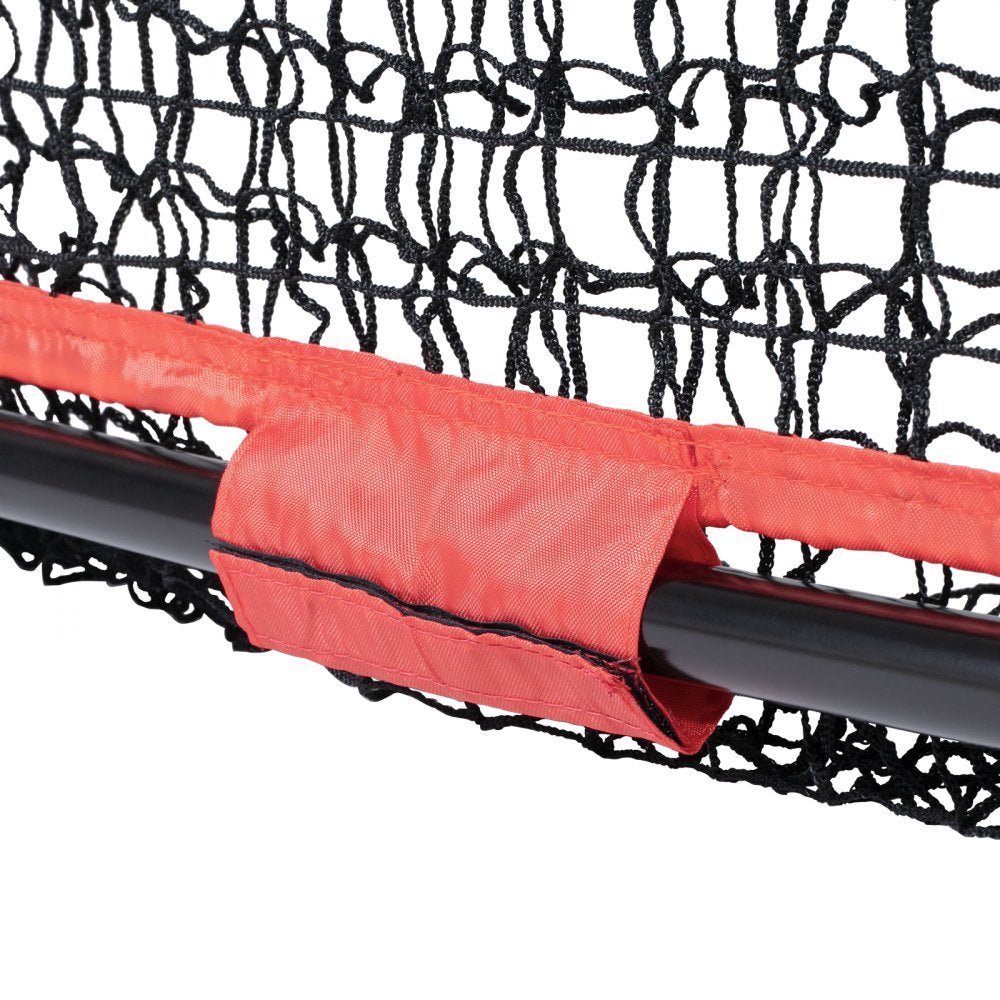 VEVOR 7x7 ft Baseball Softball Practice Net, Portable Baseball Training Net for Hitting Batting Catching Pitching, Backstop Baseball Equipment Training Aids with Carry Bag and Strike Zone