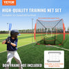 VEVOR 7x7 ft Baseball Softball Practice Net, Portable Baseball Training Net for Hitting Batting Catching Pitching, Backstop Baseball Equipment Training Aids with Strike Zone (Net Only)
