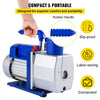 VEVOR Vacuum Pump 7 CFM 1/2 HP Single Stage Air Conditioning Vacuum Pump for R12 R22 R134a R410a Systems 110V 5PA Ultimate Vacuum Refrigerant HVAC Tool for Automobile Reparation Vacuum Evacuation