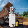 VEVOR Hydraulic Power Unit 8 Quart Hydraulic Pump Single Acting Hydraulic Pump for Dump Trailer Car Lifting 12V DC (Plastic, Single Acting Hydraulic Power Unit)