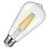 VEVOR 6 Pack Edison Bulbs LED, ST19 Vintage Edison Light Bulbs, 7W Dimmable 800 Lumens, 2700K Warm White, E26 Base LED Filament Bulb, Antique Glass Style for Home, Bedroom, Office, Farmhouse