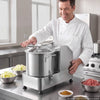 VEVOR Food Processor 9.5 qt 9 L Commercial Electric Vegetable Chopper 1800W, for Vegetables Fruit Grains Nuts, Food-Grade Stainless Steel Bowl, 110V Cutter with S-Shaped Blade, Variable Speed Dial