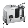 VEVOR Food Processor 9.5 qt 9 L Commercial Electric Vegetable Chopper 1800W, for Vegetables Fruit Grains Nuts, Food-Grade Stainless Steel Bowl, 110V Cutter with S-Shaped Blade, Variable Speed Dial