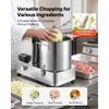 VEVOR Food Processor 12.7qt 12L Commercial Electric Vegetable Chopper 2000W, for Vegetables Fruit Grains Nuts, Food-Grade Stainless Steel Bowl, 110V Cutter with S-Shaped Blade, Variable Speed Dial