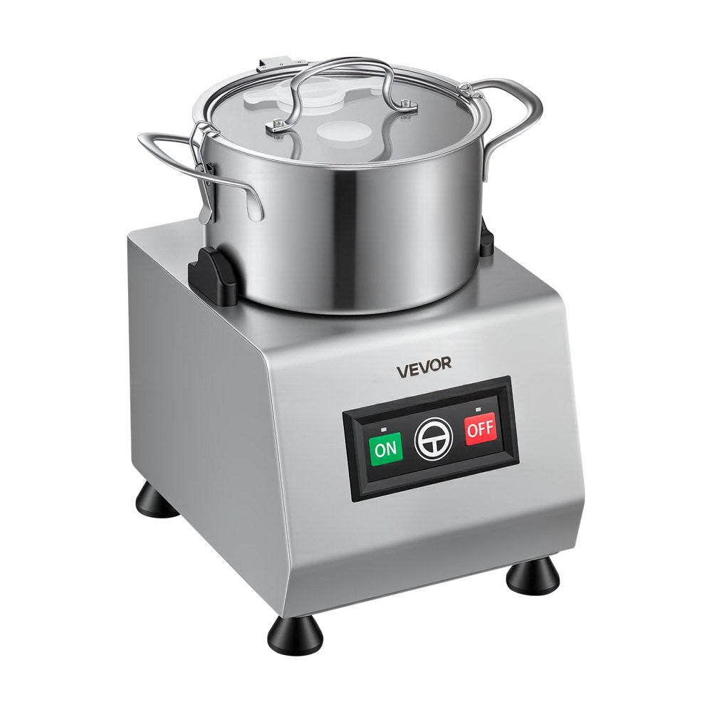 VEVOR Food Processor 3.2 qt 3L Commercial Electric Vegetable Chopper 400W, for Chopping Vegetables Fruit Grains Nuts Cheese, Food-Grade Stainless Steel Bowl, Cutter with S-Shaped Blade, 120-Volts