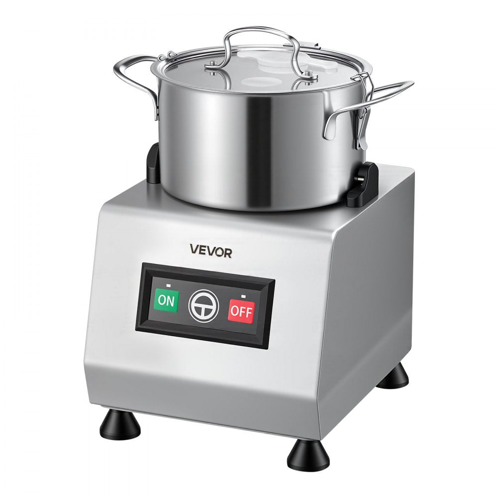VEVOR Food Processor 3.2 qt 3L Commercial Electric Vegetable Chopper 400W, for Chopping Vegetables Fruit Grains Nuts Cheese, Food-Grade Stainless Steel Bowl, Cutter with S-Shaped Blade, 120-Volts