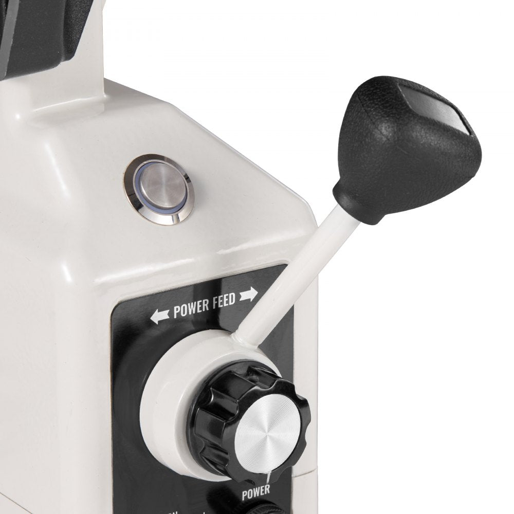 VEVOR X-Axis Power Feed for Milling Machine, 450 in-lb Torque, 0-200RPM Adjustable Rotate Speed 120V Power Table Feed Mill Feeder, for Bridgeport Some Knee Type Mills with a 5/8" End Shaft Diameter