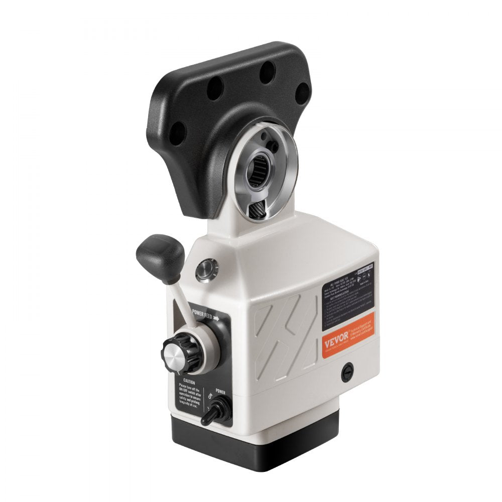 VEVOR X-Axis Power Feed for Milling Machine, 450 in-lb Torque, 0-200RPM Adjustable Rotate Speed 120V Power Table Feed Mill Feeder, for Bridgeport Some Knee Type Mills with a 5/8" End Shaft Diameter