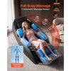 VEVOR Massage Chair, 4D Zero-Gravity Full Body Massage Chair with Extendable Footrest, Automatic Modes, Airbags, Waist & Leg Heating, Bluetooth Speaker, Touchscreen Control, for Home and Office Use