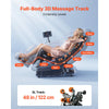 VEVOR Massage Chair, 3D Zero-Gravity Full Body Massage Chair with Extendable Footrest, Automatic Modes, Airbags, Waist & Leg Heating, Bluetooth Speaker, Touchscreen Control, for Home and Office Use