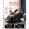 VEVOR Massage Chair, 3D Zero-Gravity Full Body Massage Chair with Extendable Footrest, Automatic Modes, Airbags, Waist & Leg Heating, Bluetooth Speaker, Touchscreen Control, for Home and Office Use