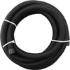 VEVOR 8AN Fuel Line Kit, 32.8' Nylon Stainless Steel Braided Oil Line Hose ID. 11.11 mm/ 0.44 in, with 20 pcs 8AN Universal Fitting Adapter Set with Aluminum Hose End, Black