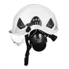 VEVOR Industrial Safety Helmet, ANSI/ISEA Z89.1 Approved ABS Hard Hat with Visor & Earmuffs, 6-Point Ratchet Suspension, Adjustable Vented Hardhat for Men & Women, for Outdoor Construction Workwear
