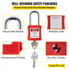 VEVOR 58 PCS Lockout Tagout Kits, Electrical Safety Loto Kit Includes Padlocks, Lockout Station, Hasp, Tags & Zip Ties, Lockout Tagout Safety Tools for Industrial, Electric Power, Machinery