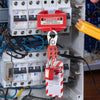 VEVOR 42 PCS Lockout Tagout Kits, Electrical Safety Loto Kit Includes Padlocks, 5 Kinds of Lockouts, Hasps, Tags & Ties, Box, Lockout Safety Tools for Electrical Risk Removal in Industrial, Machinery